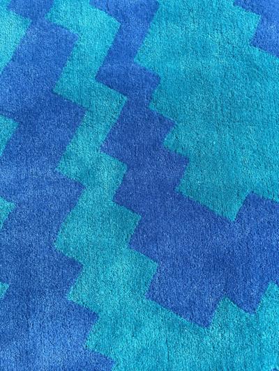  Tisca TISCA LEON Hand Tufted Wool Rug Design by Ulrike Sarvari France 1990s