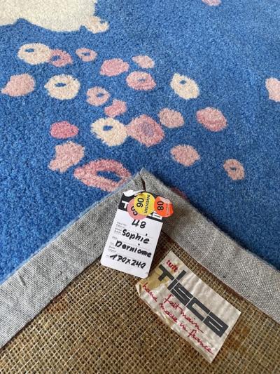  Tisca TISCA Sophie Hand Tufted Wool Rug France 1990s