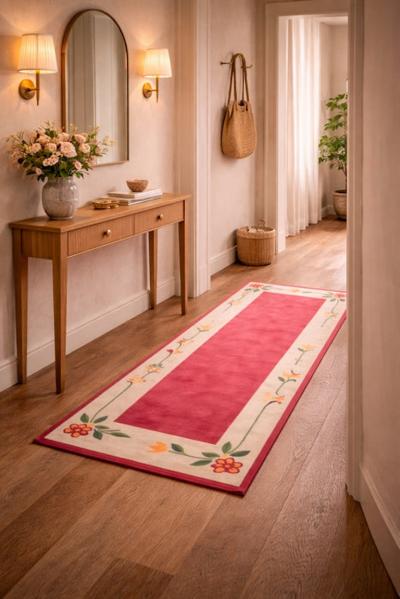 Tisca Tisca Bl tenbord re Hand Tufted Wool Rug 1980s France
