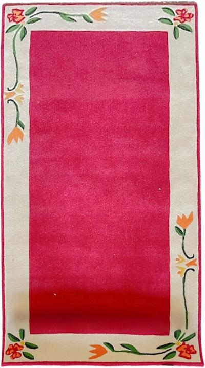  Tisca Tisca Bl tenbord re Hand Tufted Wool Rug 1980s France