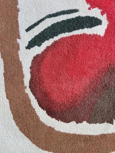  Tisca Tisca Forster Hand Tufted Wool Rug Tapestry 1980s France
