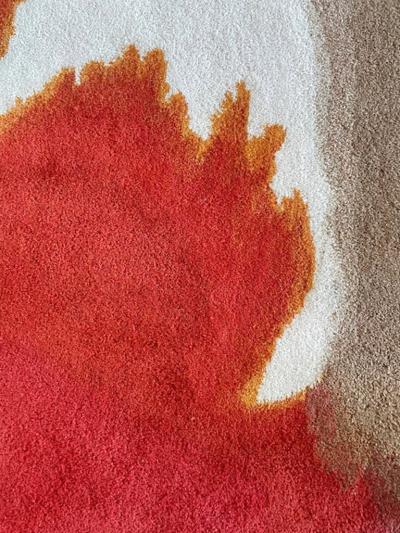 Tisca Tisca Forster Hand Tufted Wool Rug Tapestry 1980s France