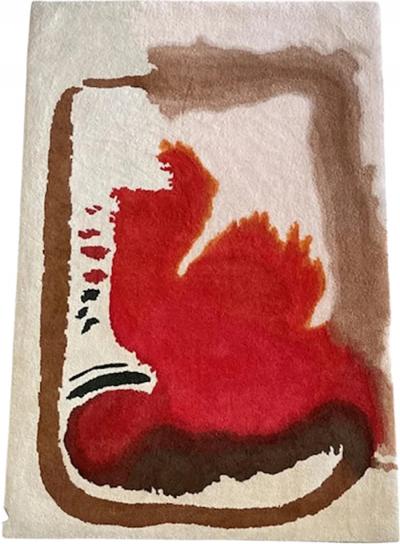  Tisca Tisca Forster Hand Tufted Wool Rug Tapestry 1980s France