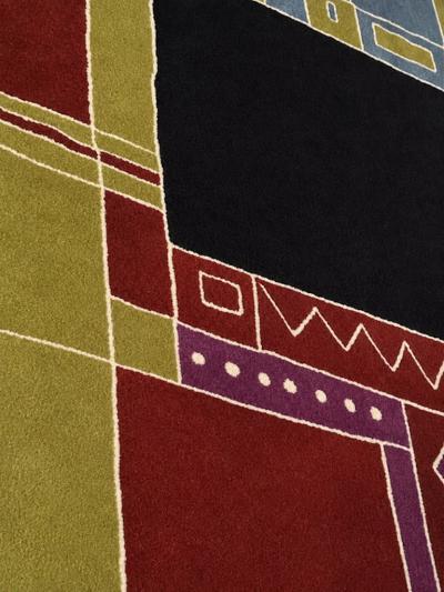  Tisca Tisca Krumi Hand Tufted Wool Rug France 1990s
