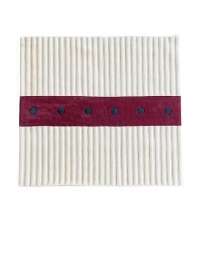  Tisca Tisca Meda Hand Tufted Wool Rug 1980s France