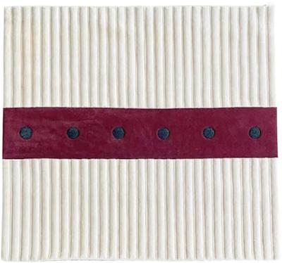  Tisca Tisca Meda Hand Tufted Wool Rug 1980s France