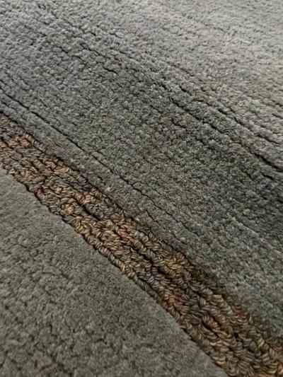  Tisca Tisca Modernist Hand Tufted Wool Rug France 1980s
