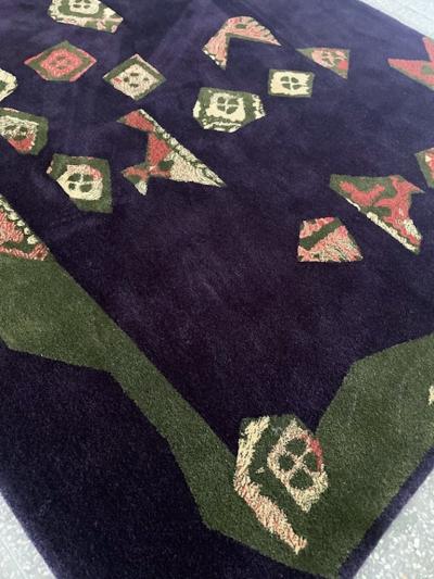 Tisca Vezeley Artistic Hand Tufted Rug by Tisca France 1990s