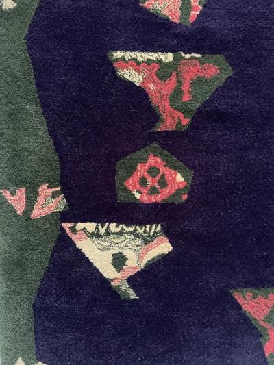  Tisca Vezeley Artistic Hand Tufted Rug by Tisca France 1990s