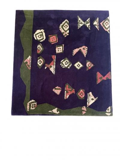  Tisca Vezeley Artistic Hand Tufted Rug by Tisca France 1990s
