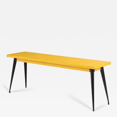  Tolix A Tolix yellow iron table C 1940 
