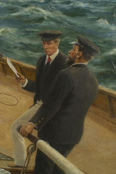  Tom Henry On The Brittania By Tom Henry Painting