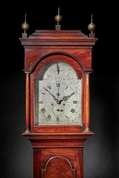  Tomas Fowle 18th Century Period Mahogany Longcase Clock by Tomas Fowle