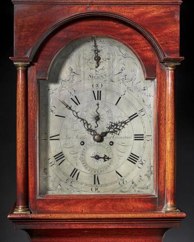  Tomas Fowle 18th Century Period Mahogany Longcase Clock by Tomas Fowle