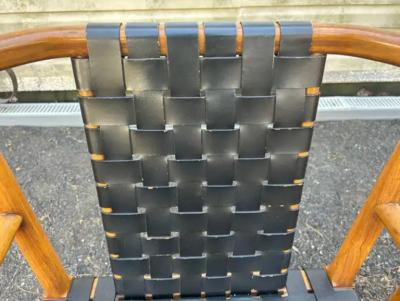 Tomlinson 6 Fabulous Leather Strap Tomlinson Sophisticate Dining Chairs 2 Arms 4 Sides