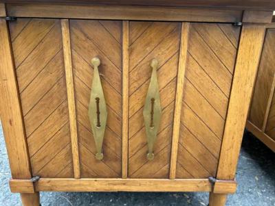  Tomlinson Fabulous Pair Tomlinson Sophisticate Nightstand End Table Mid century