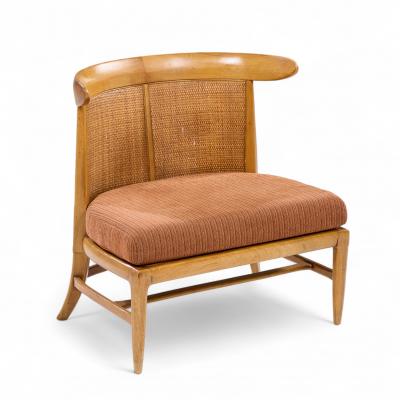 Tomlinson Tomlinson Mid Century Slipper Chairs Pair