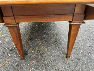  Tomlinson Wonderful Tomlinson Sophisticate style Flip side Burl Coffee Table Mid Century