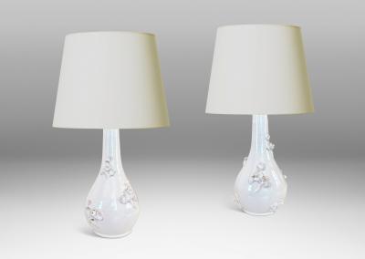  Torben Keramik Pair of Table Lamps by Torben Keramik