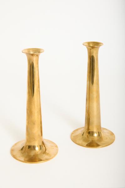 Torben Orskov Co Pair of Brass Candlesticks by Torben rskov