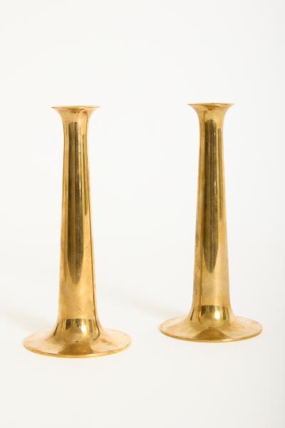  Torben Orskov Co Pair of Brass Candlesticks by Torben rskov