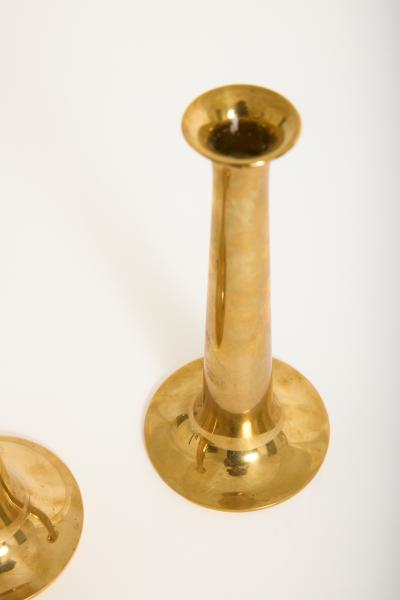  Torben Orskov Co Pair of Brass Candlesticks by Torben rskov