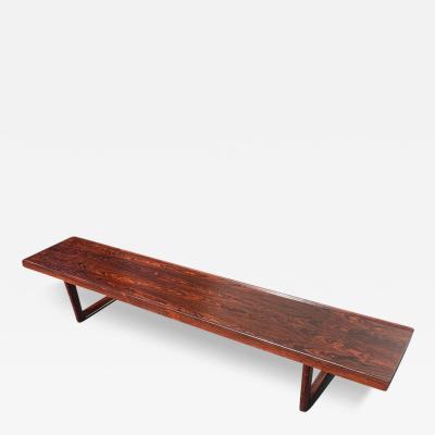  Torbj rn Afdal Torbj rn Afdal Rosewood Krobo Bench Norway 1960s