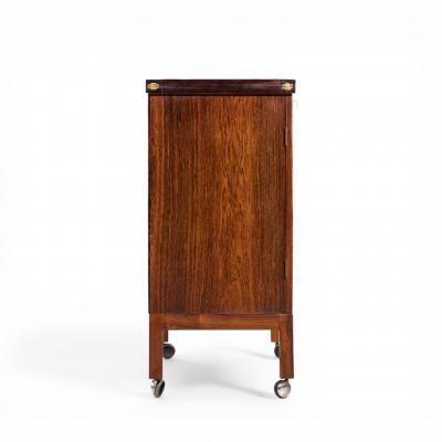  Torbj rn Afdal Torbj rn Afdal for Bruksbo Mid Century Danish Rosewood Expanding Bar Cart