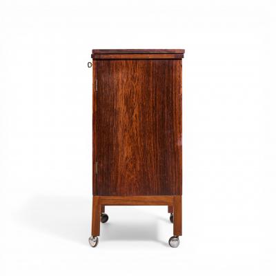  Torbj rn Afdal Torbj rn Afdal for Bruksbo Mid Century Danish Rosewood Expanding Bar Cart