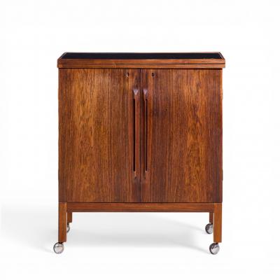  Torbj rn Afdal Torbj rn Afdal for Bruksbo Mid Century Danish Rosewood Expanding Bar Cart
