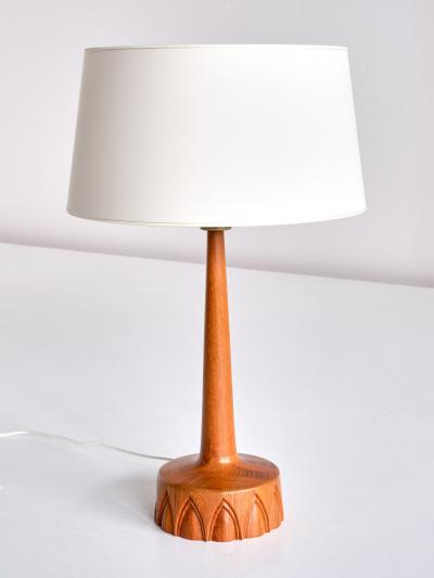  Tran s Stilarmatur AB Pair of Stilarmatur Tran s Table Lamps in Teak Sweden 1960s