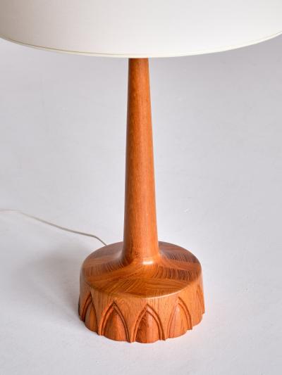  Tran s Stilarmatur AB Pair of Stilarmatur Tran s Table Lamps in Teak Sweden 1960s
