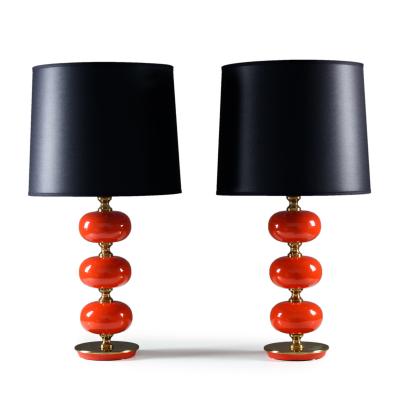  Tran s Stilarmatur AB Pair of Swedish Table Lamps by Stilarmatur Trana s