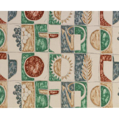  Tre 80 Gio Ponti Designed Estate Summer Fabric by Tre 80