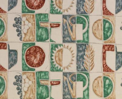  Tre 80 Gio Ponti Designed Estate Summer Fabric by Tre 80