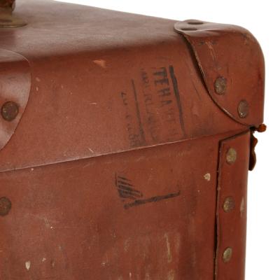  Tress Co Vintage travel case and top hat by Tress Co London