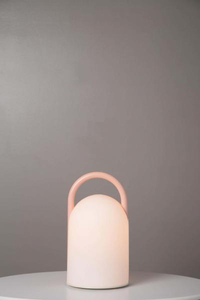  Tronconi 1980s Romolo Lanciani Tender Glass Table Lamp for Tronconi