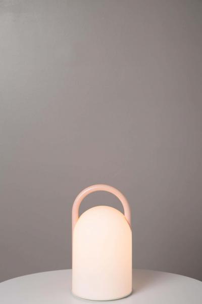  Tronconi 1980s Romolo Lanciani Tender Glass Table Lamp for Tronconi