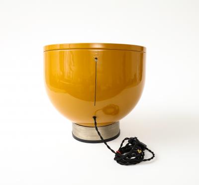  Tronconi Glass Steel and Lacquered Metal Table Lamp by Tronconi Illumiazione Italy