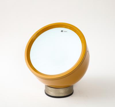  Tronconi Glass Steel and Lacquered Metal Table Lamp by Tronconi Illumiazione Italy