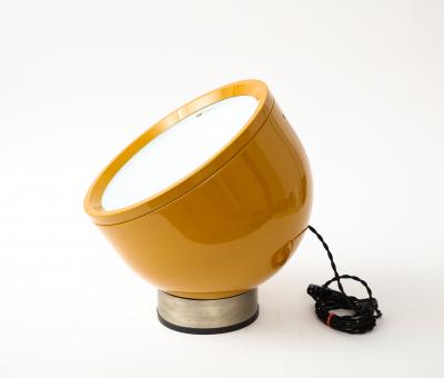  Tronconi Glass Steel and Lacquered Metal Table Lamp by Tronconi Illumiazione Italy
