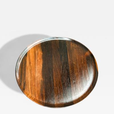  Tropic Art Plate in Rosewood Tropic Art 1960s Lot 275A