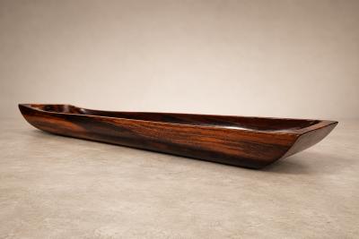  Tropic Art Sculptural Brazilian Rosewood Decorative Tray by Tropic Art 1960s Lot 686C