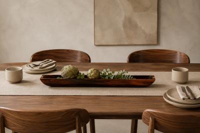  Tropic Art Sculptural Brazilian Rosewood Decorative Tray by Tropic Art 1960s Lot 686C