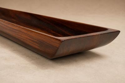  Tropic Art Sculptural Brazilian Rosewood Decorative Tray by Tropic Art 1960s Lot 686C
