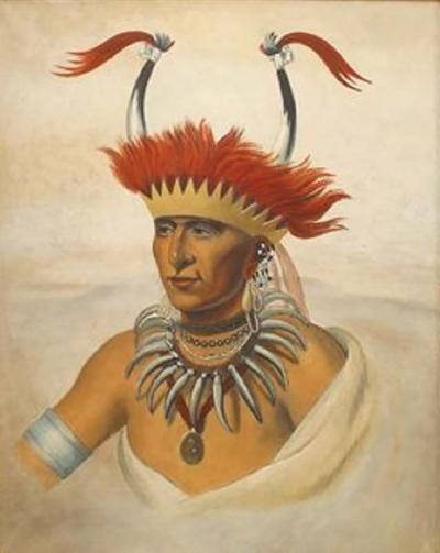  Troubetzkoy Indian With Horn Hat Portrait 1