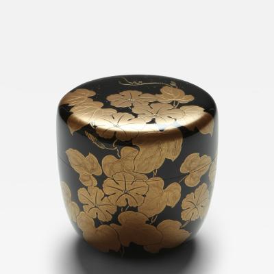  Tsuji Sekisai V Flowering Squash Tea Caddy 1990s