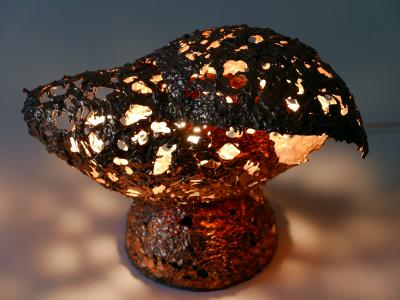  Tukiainen Aimo Ossi Kalevi Tukiainen Aimo Ossi Kalevi Table Lamp Sea Shell for Oy Moonlight Finnland 1970s