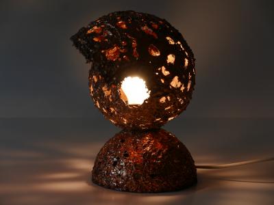  Tukiainen Aimo Ossi Kalevi Tukiainen Aimo Ossi Kalevi Table Lamp Sea Shell for Oy Moonlight Finnland 1970s