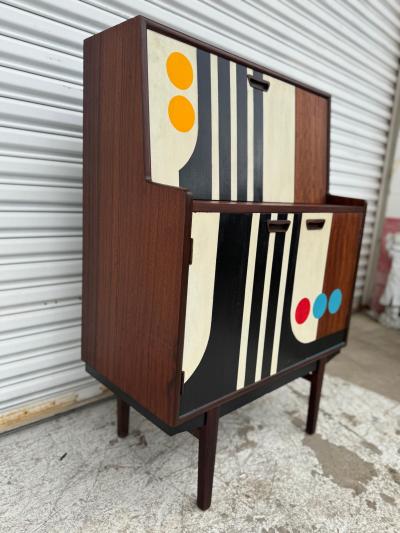  Turnidge of London Handpainted Rosewood Turnidge of London Dry Bar